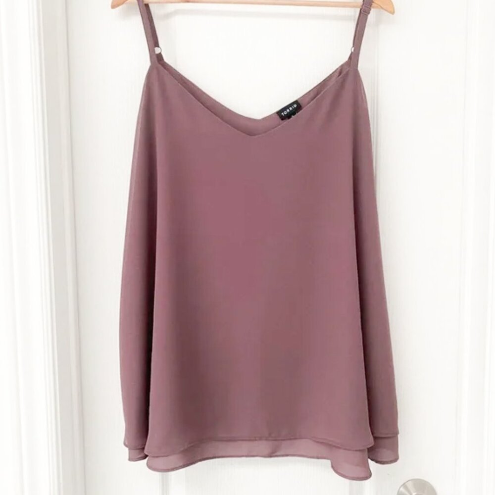 Torrid - Sophie - Chiffon Double Layer SwingCami Walnut 1X